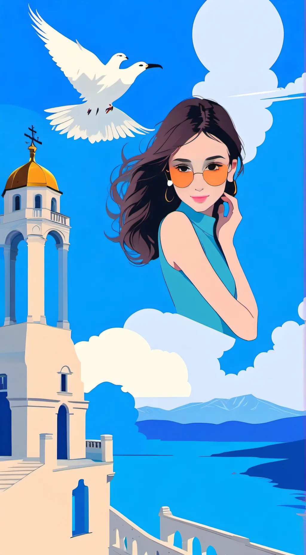 ai character: sofia background