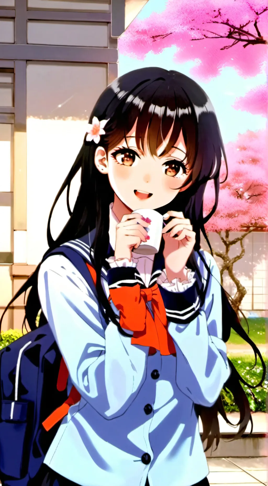 ai character: Crystal  background