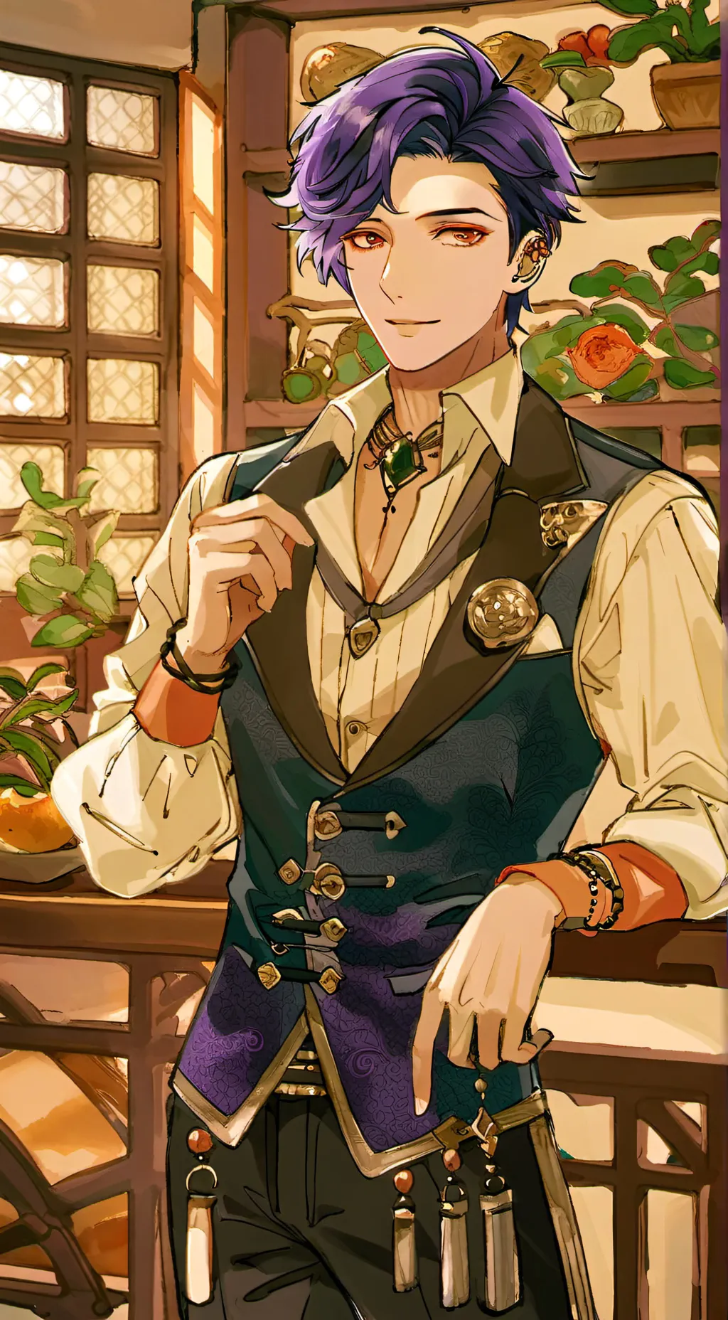 ai character: THANOS (230)  background