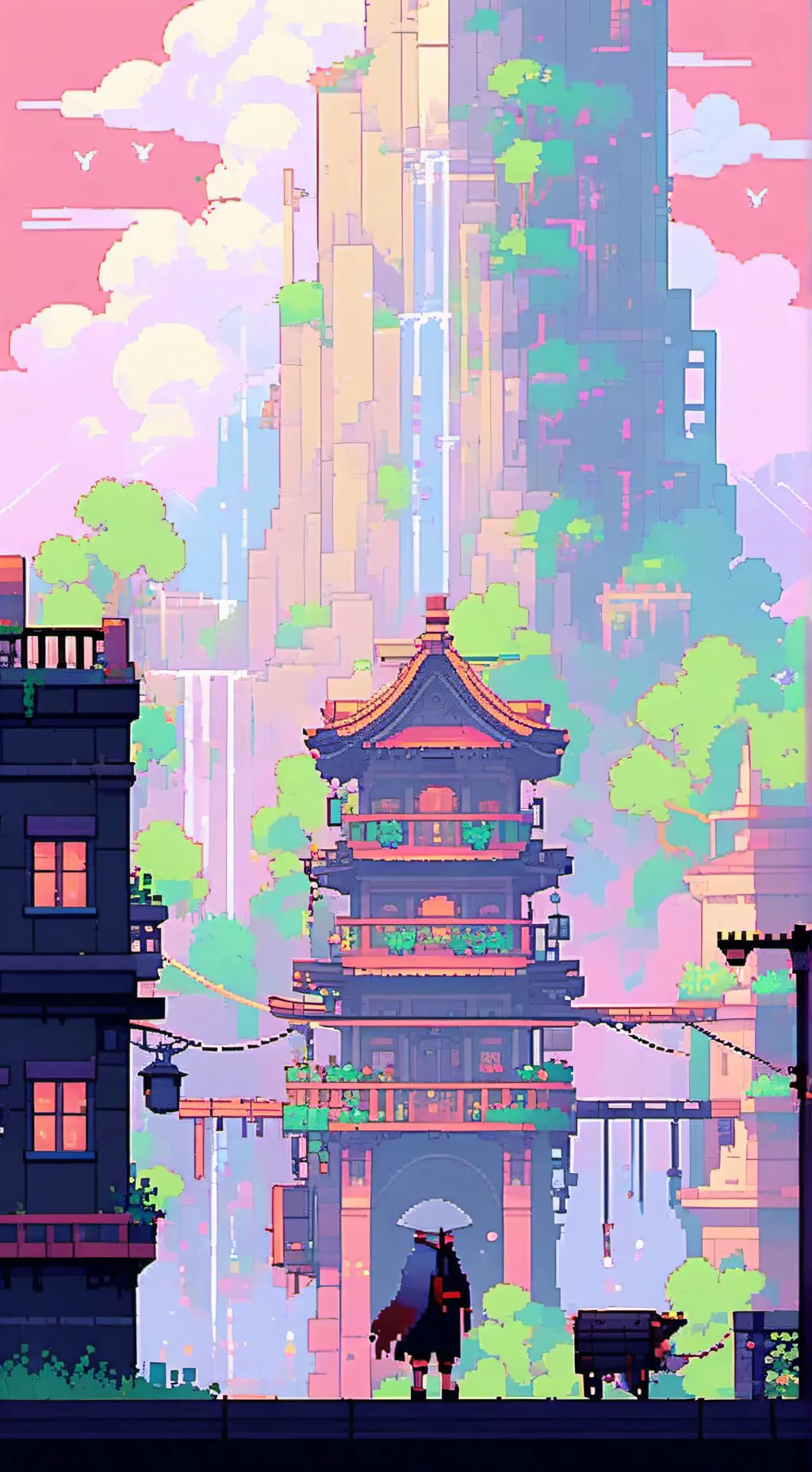 ai character: Dandys world background