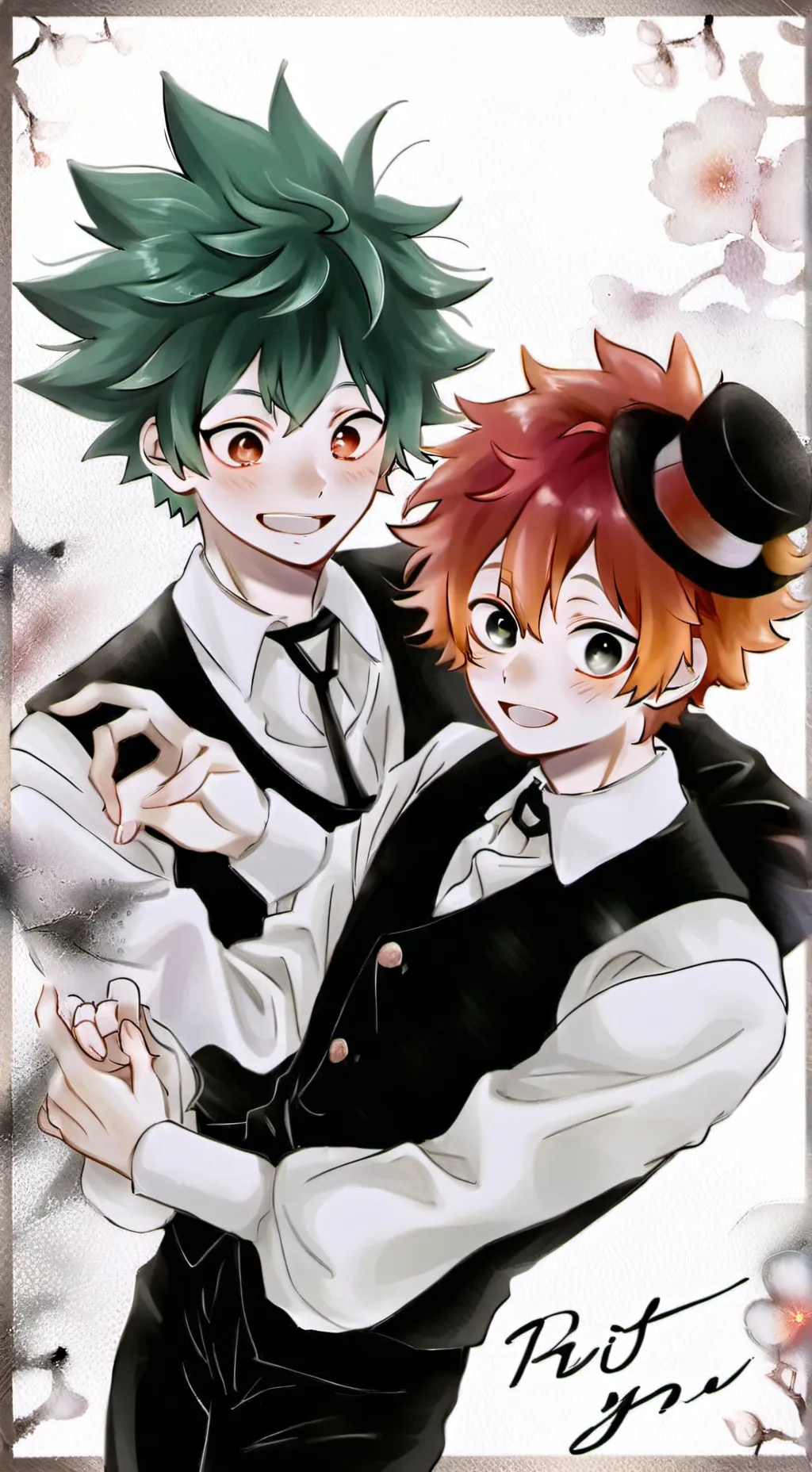 ai character: Bakugo and you gay background