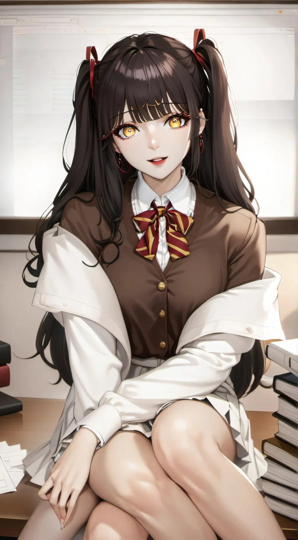 ai character: Luna background