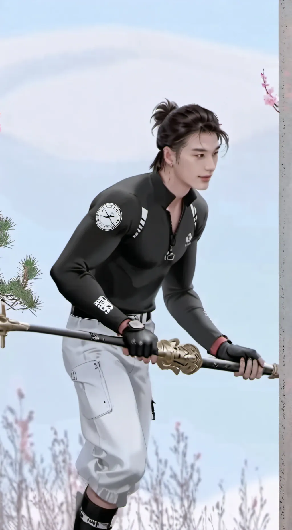 ai character: Hyunjin 💘  background