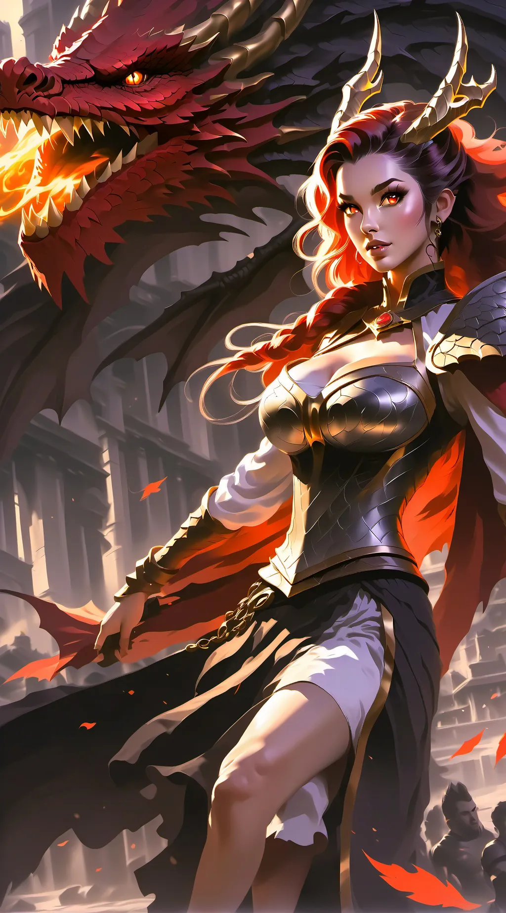 ai character: Douma angy😳 background