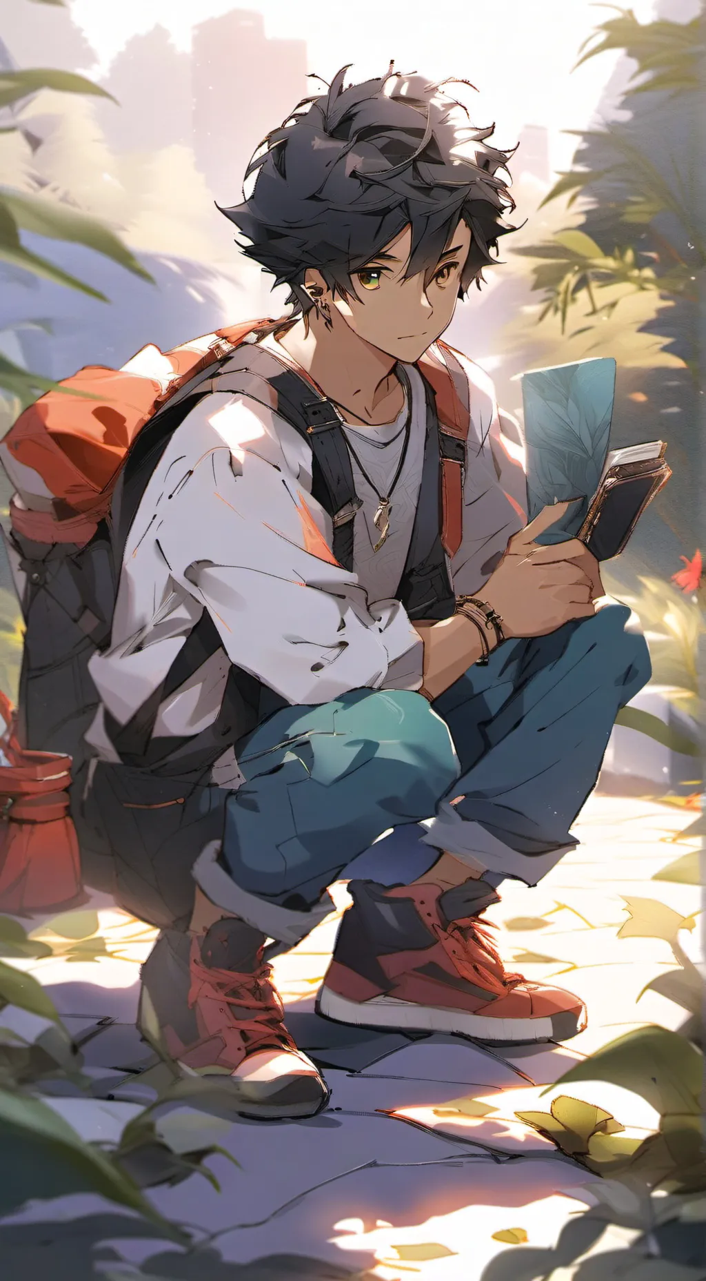 ai character: Mark. background