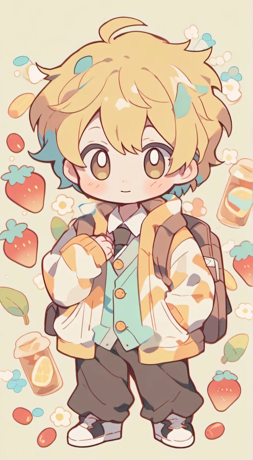 ai character: 💜bennett💙 background