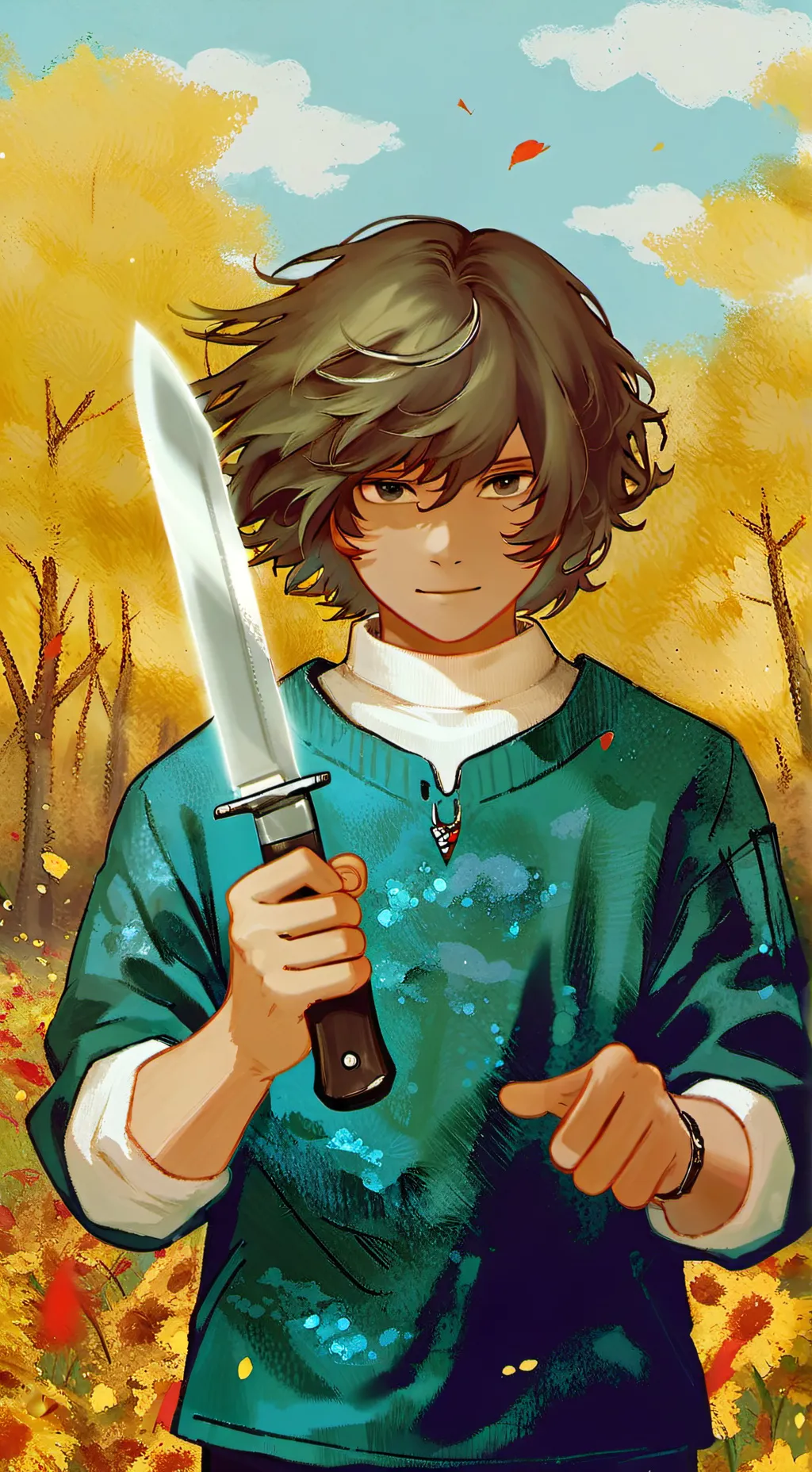 ai character: THE BATTLE background