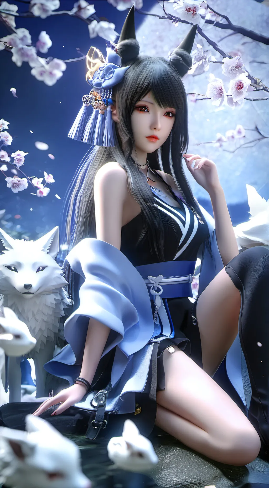 ai character: lisaka(polska) background