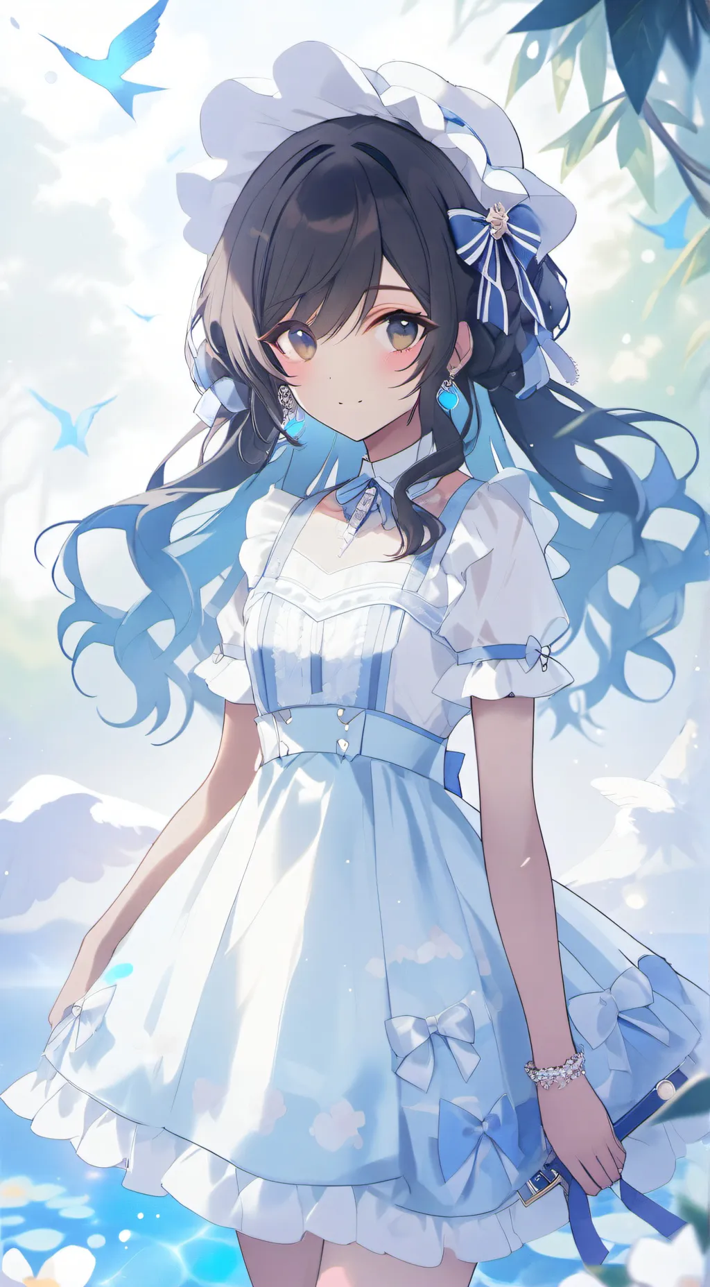ai character: Emily "water god" background
