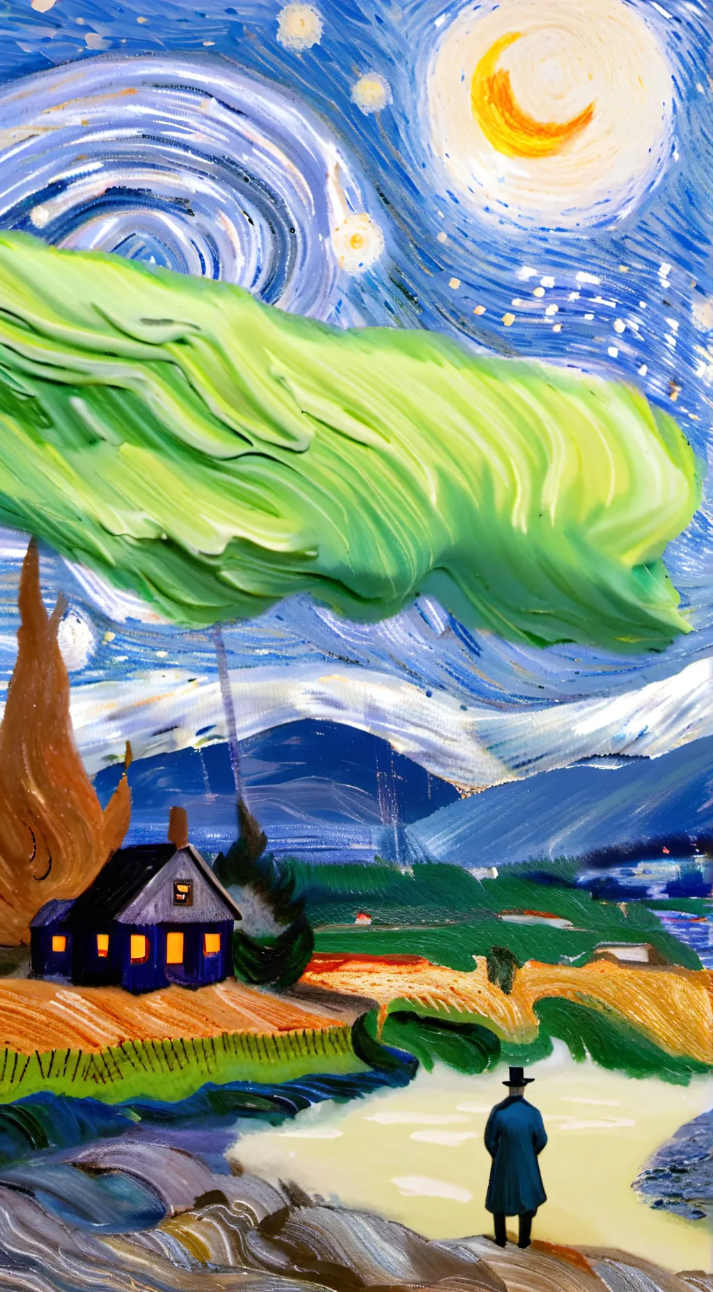 ai character: Slime slug background