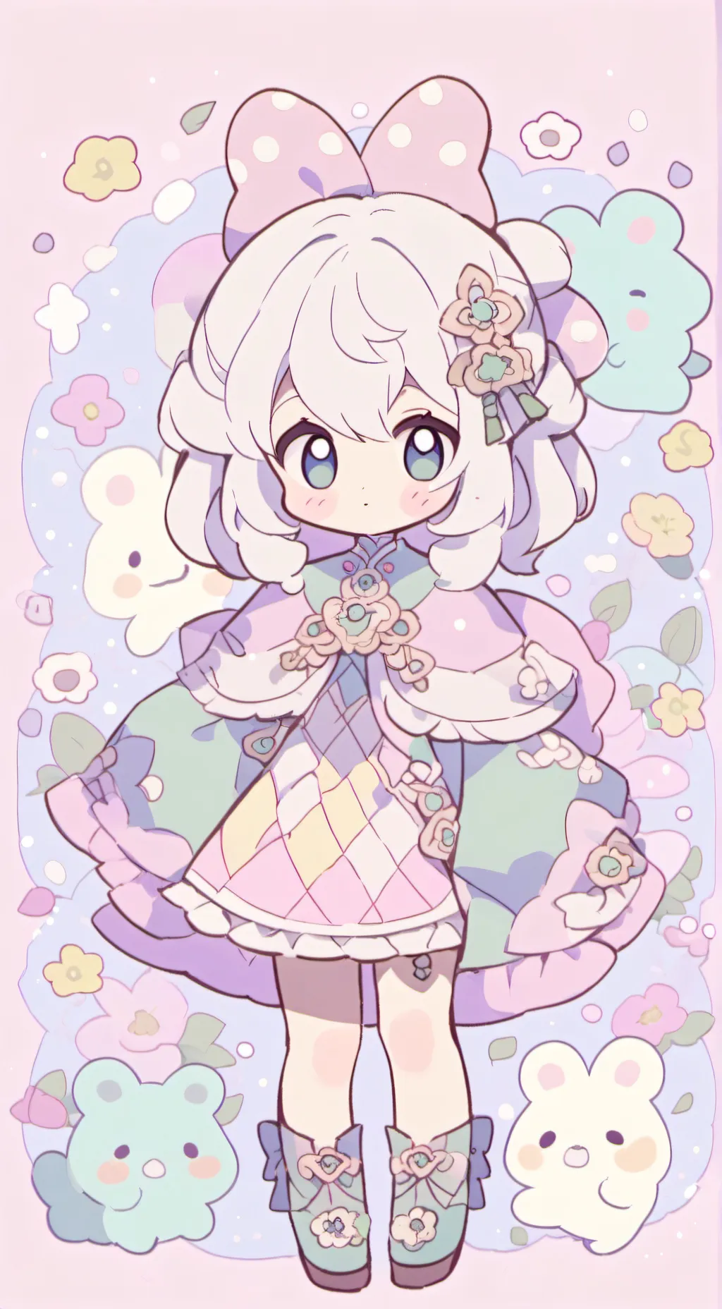 ai character: luna background