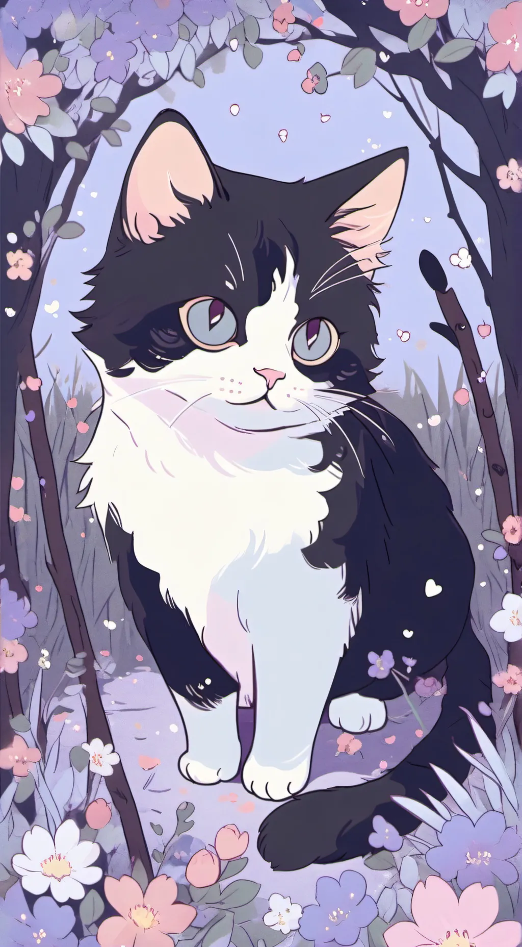 ai character: Gyatt cat background