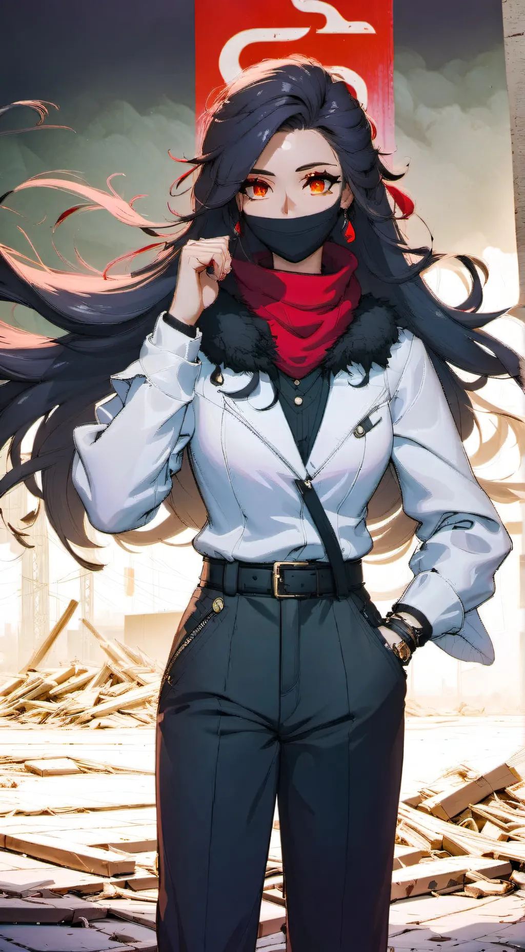 ai character: Aria  background