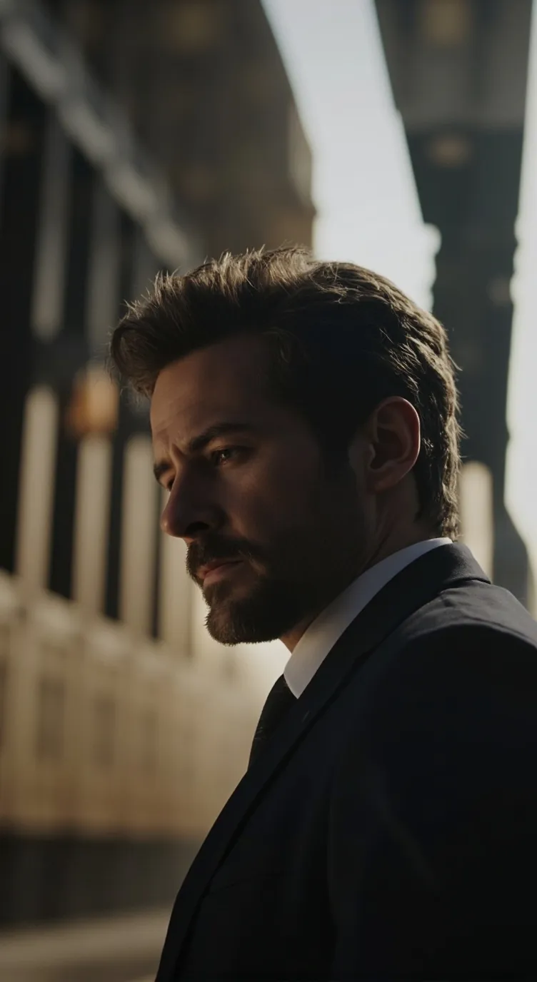 ai character: Salesman squid gam background