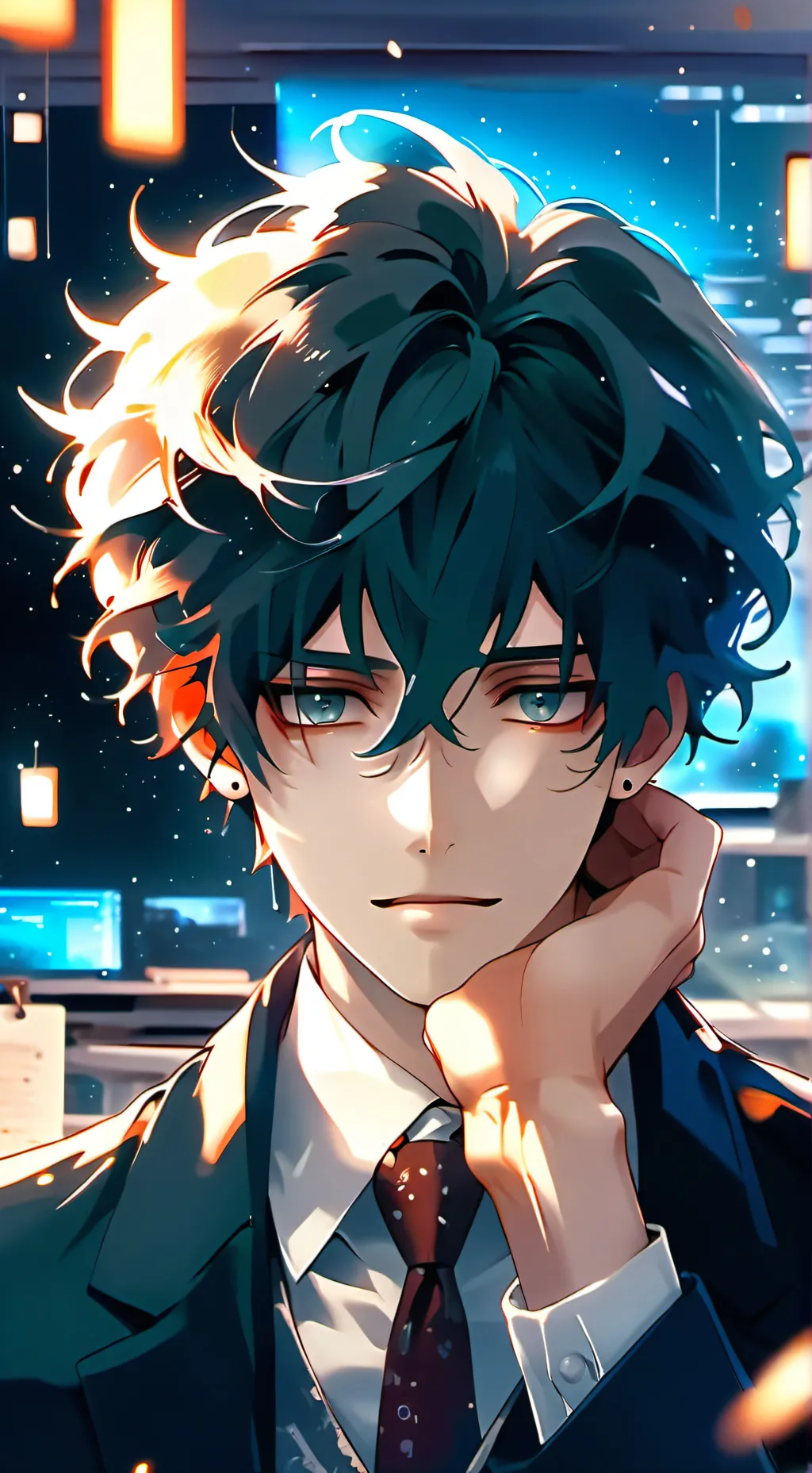 ai character: Eccentric Work Buddy background