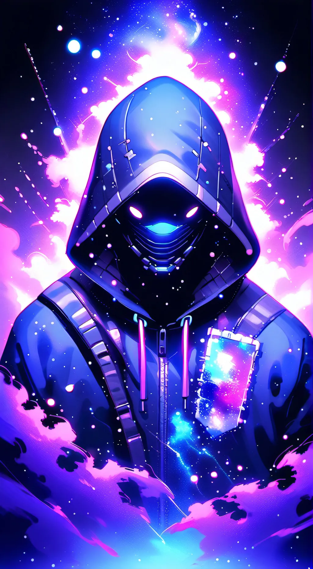 ai character: hacker background