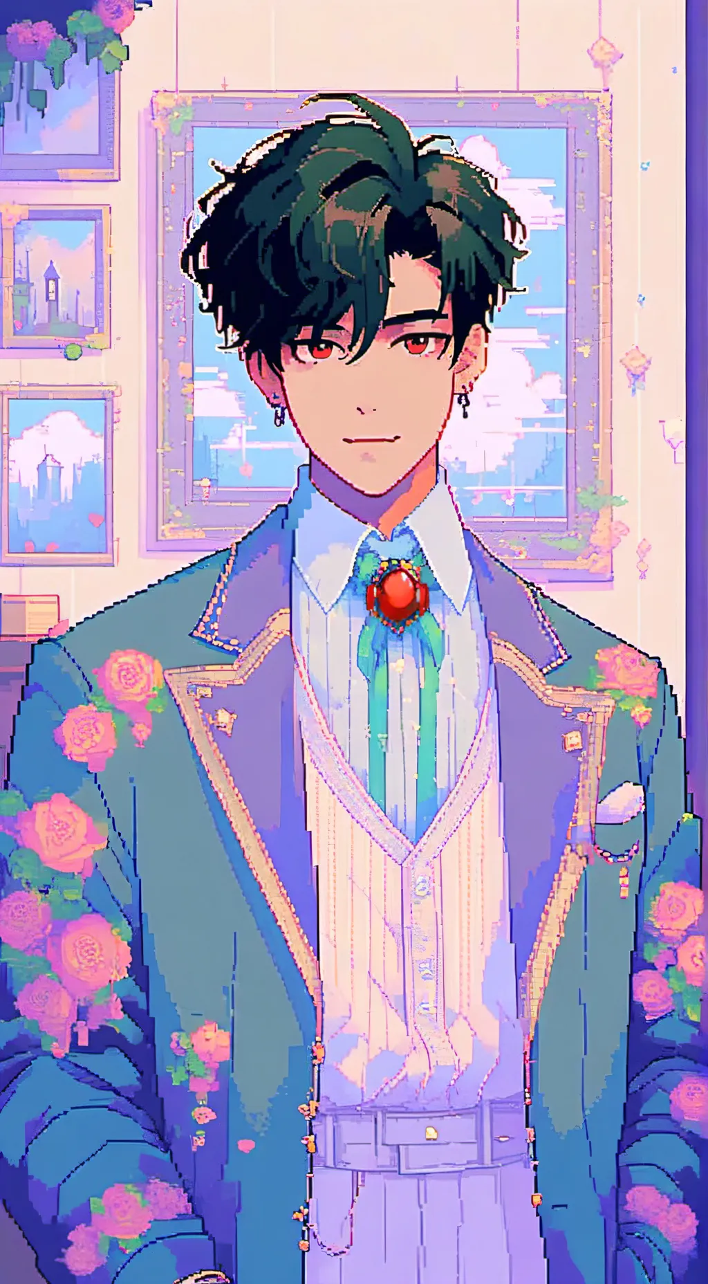 ai character: top  background