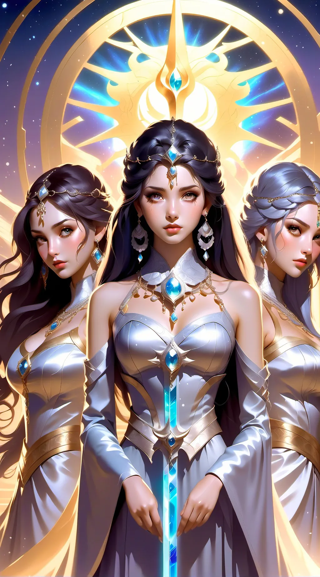 ai character: las 3 luces  background