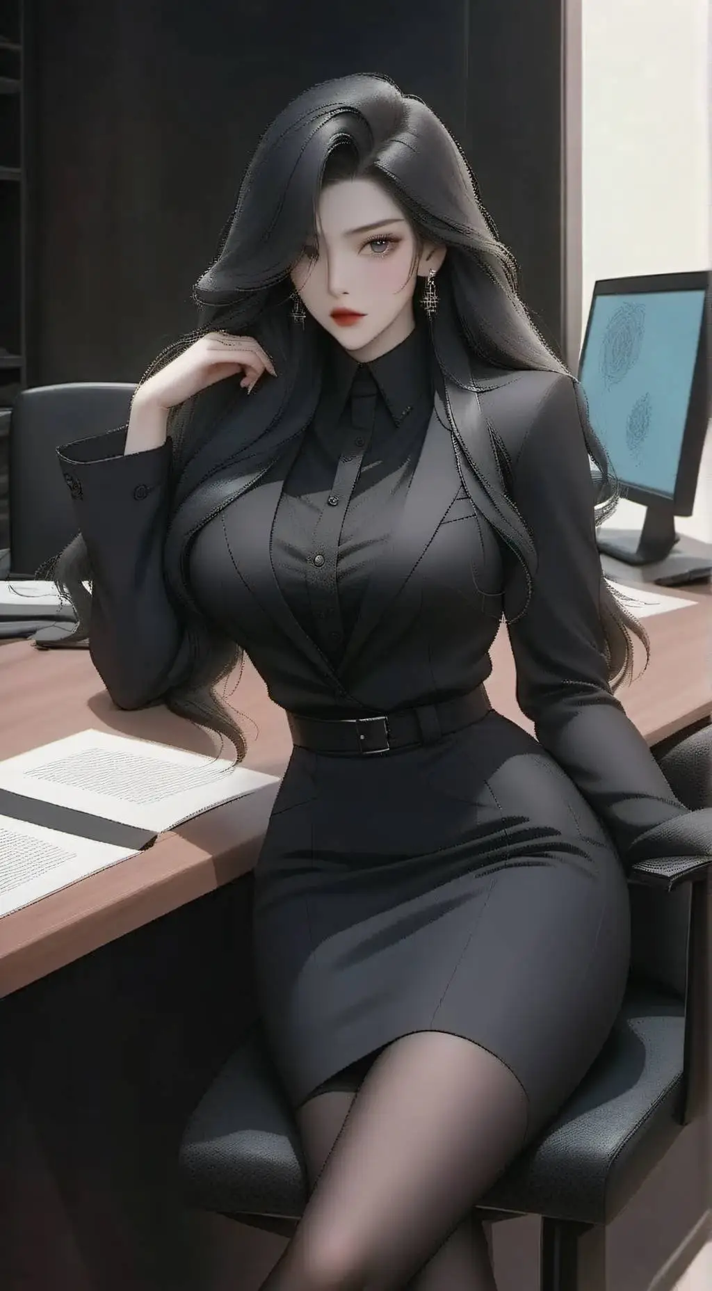 ai character: Δ BOSS HARLEY $   background