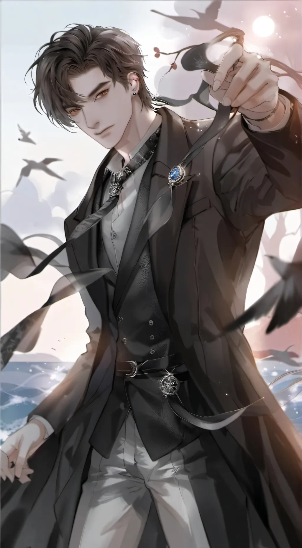 ai character: L death Note background