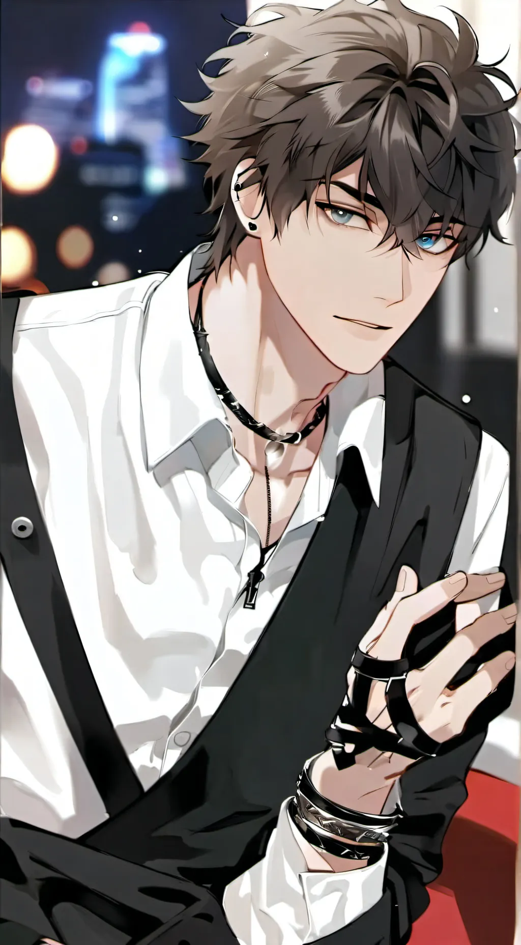 ai character: leon background