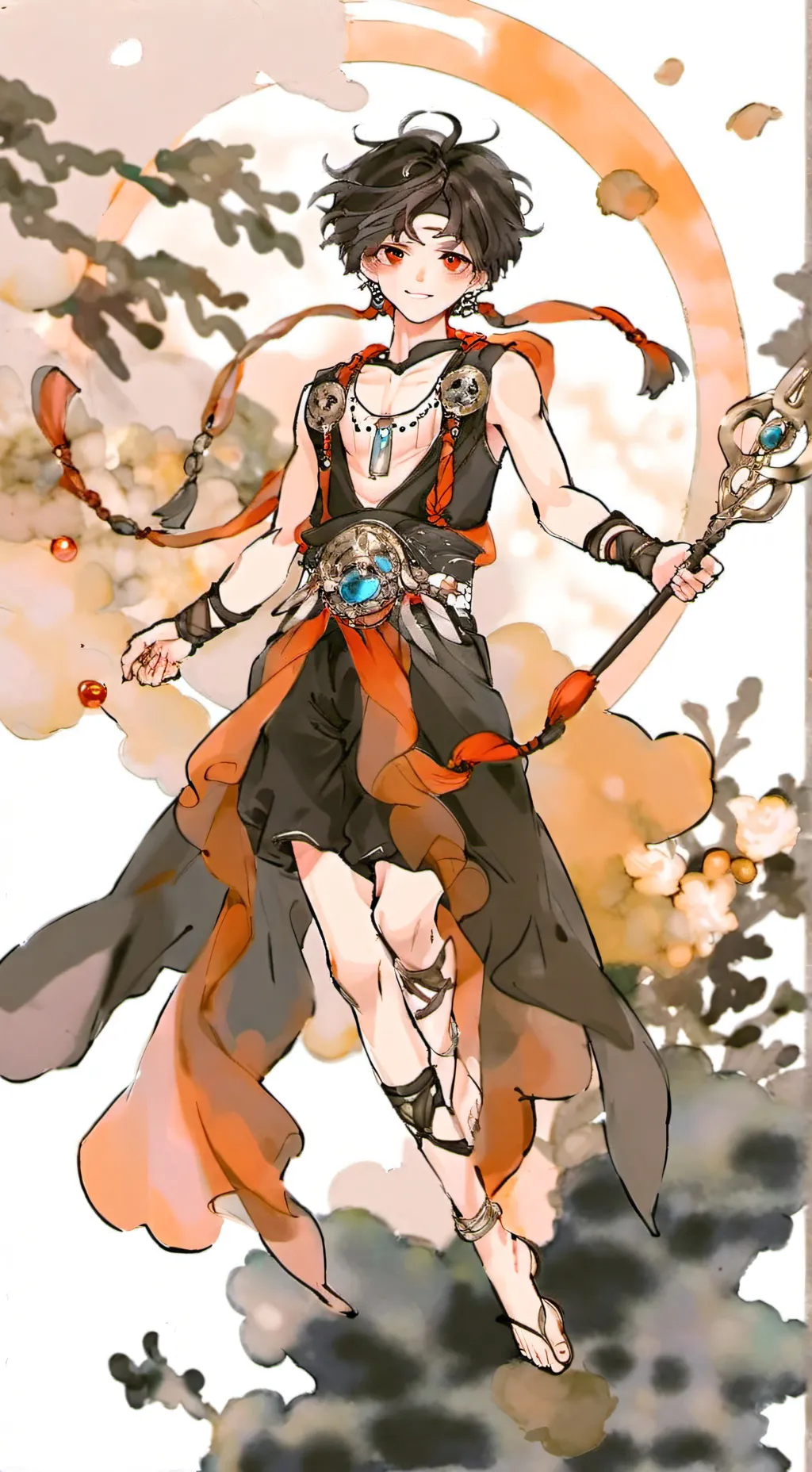 ai character: hermes background