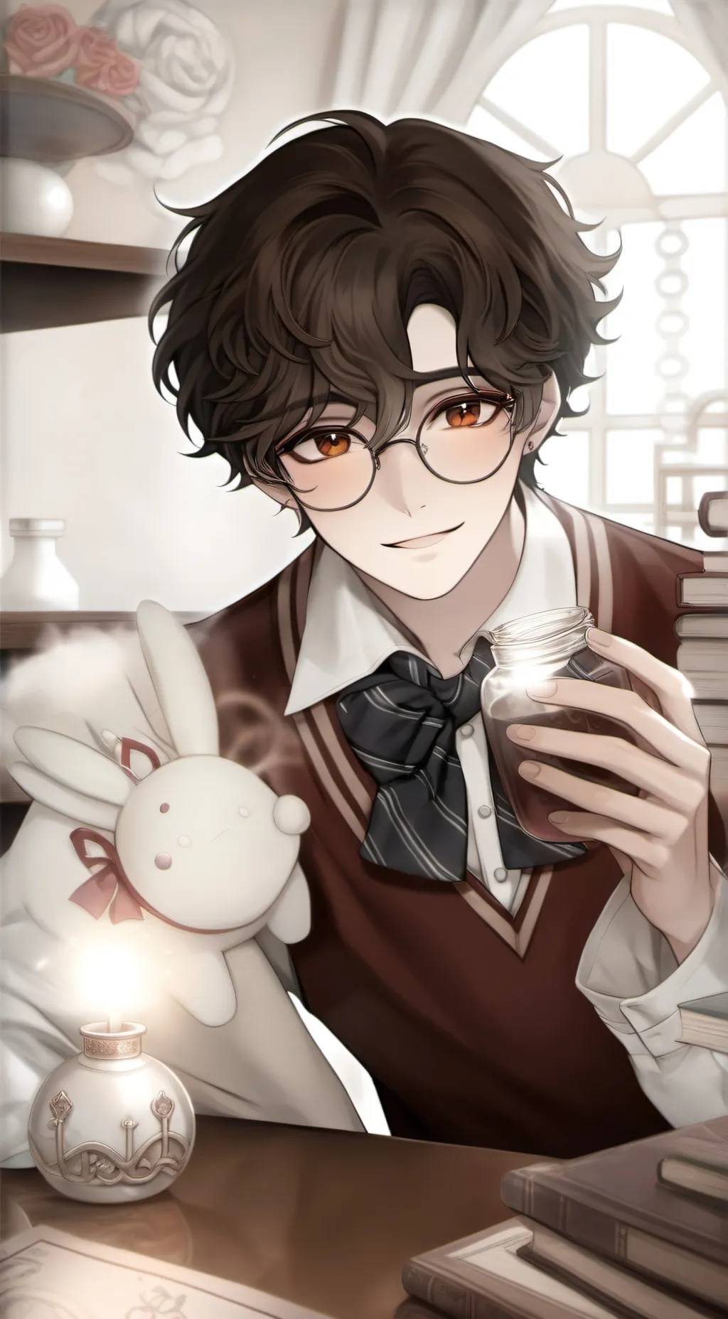 ai character: Larry background