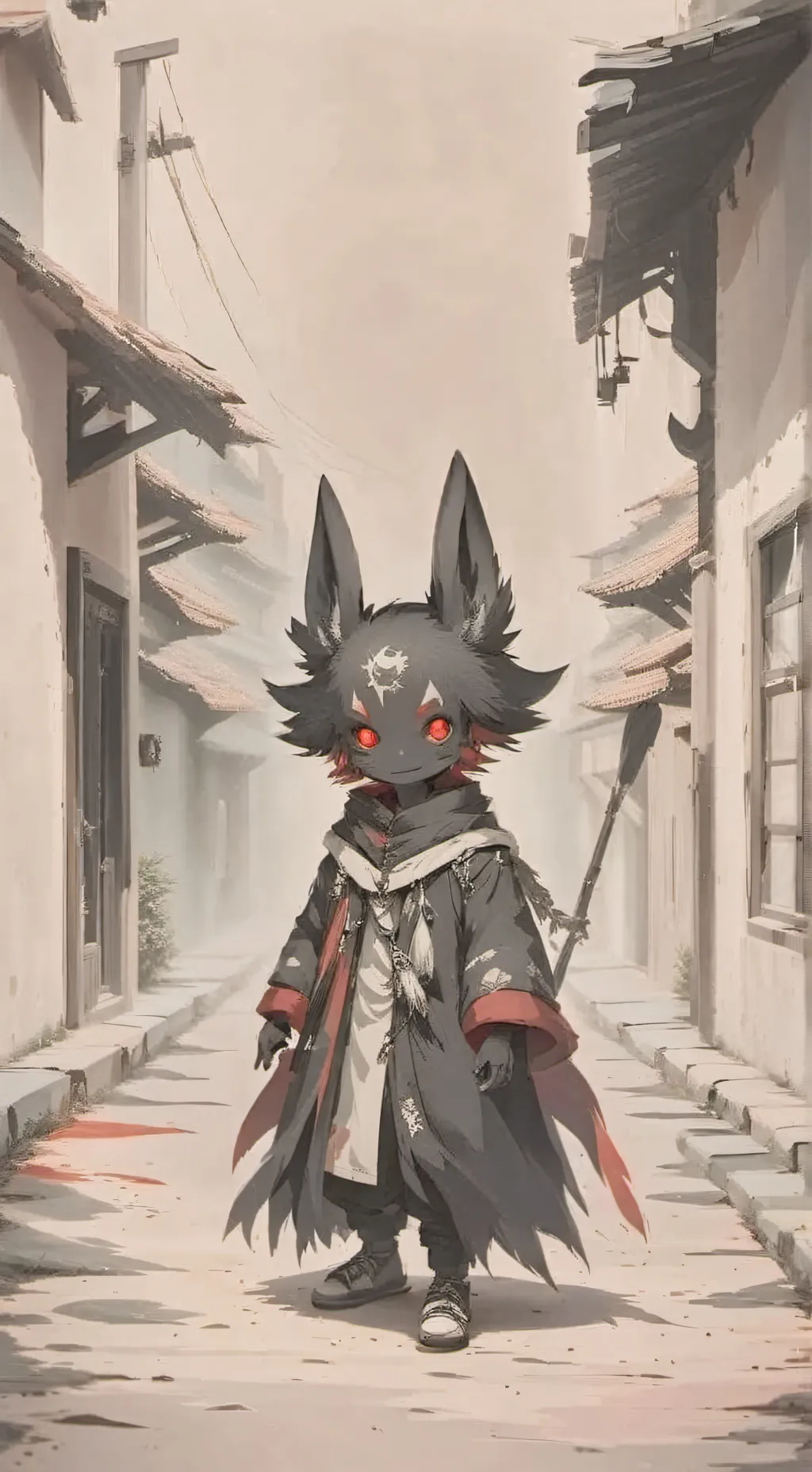 ai character: in the shadows  background