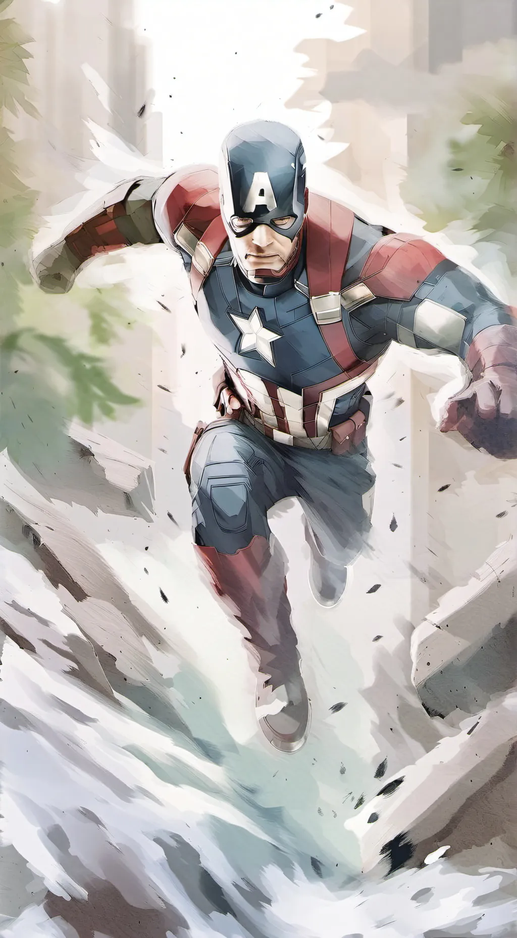 ai character: Marvel background