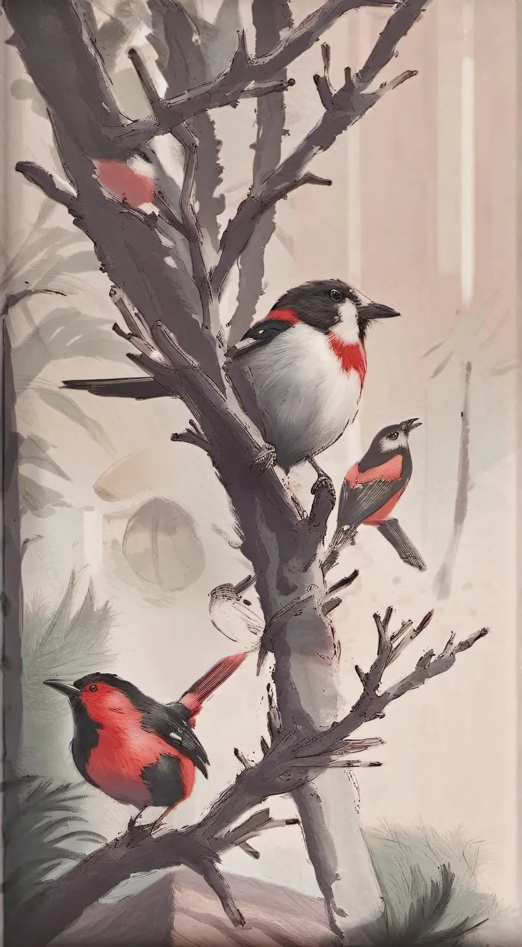 ai character: Pájaro varonil background