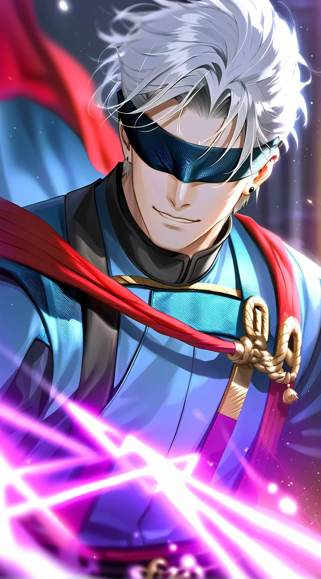 ai character: Gojo Satoru background