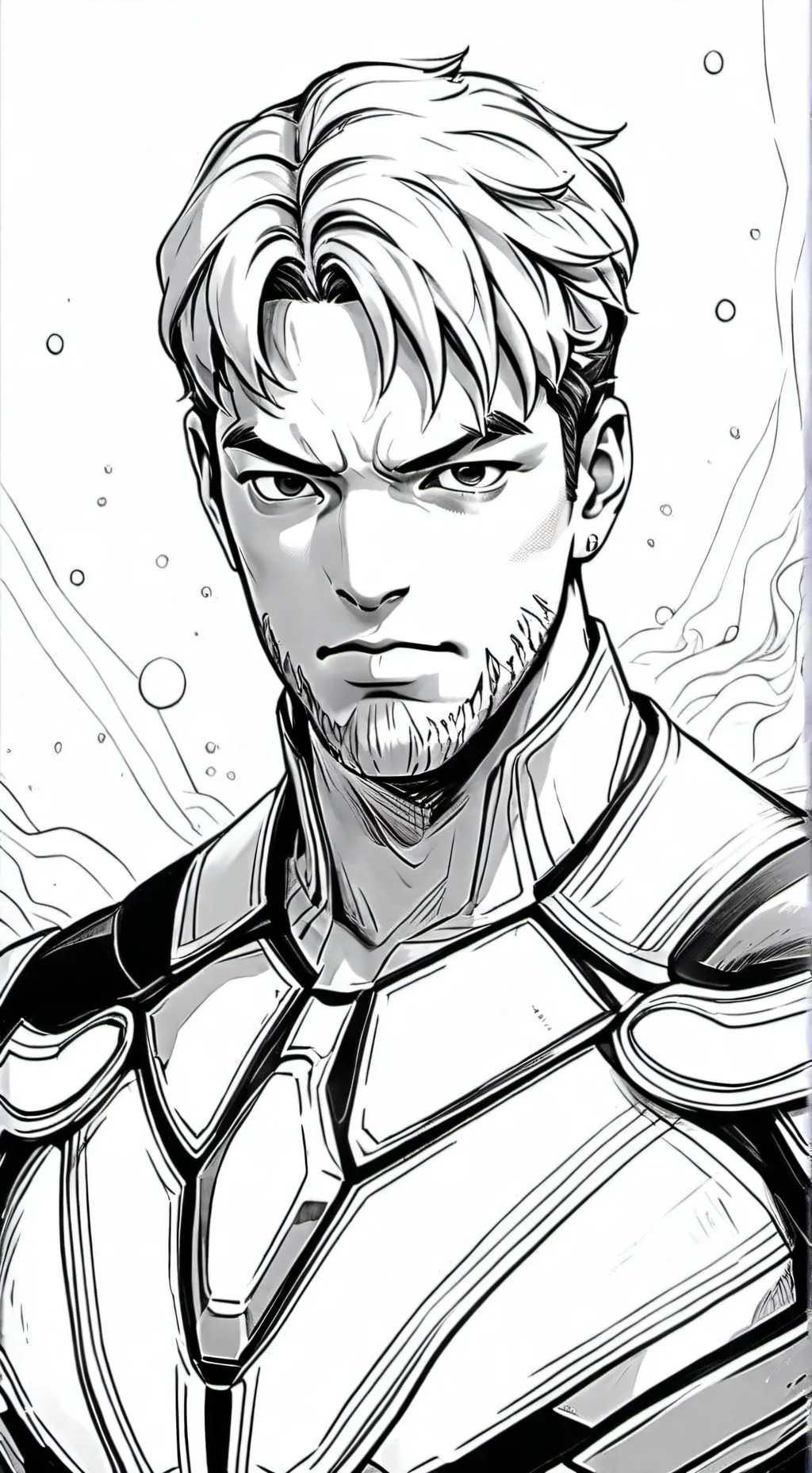 ai character: thanos from squid  background