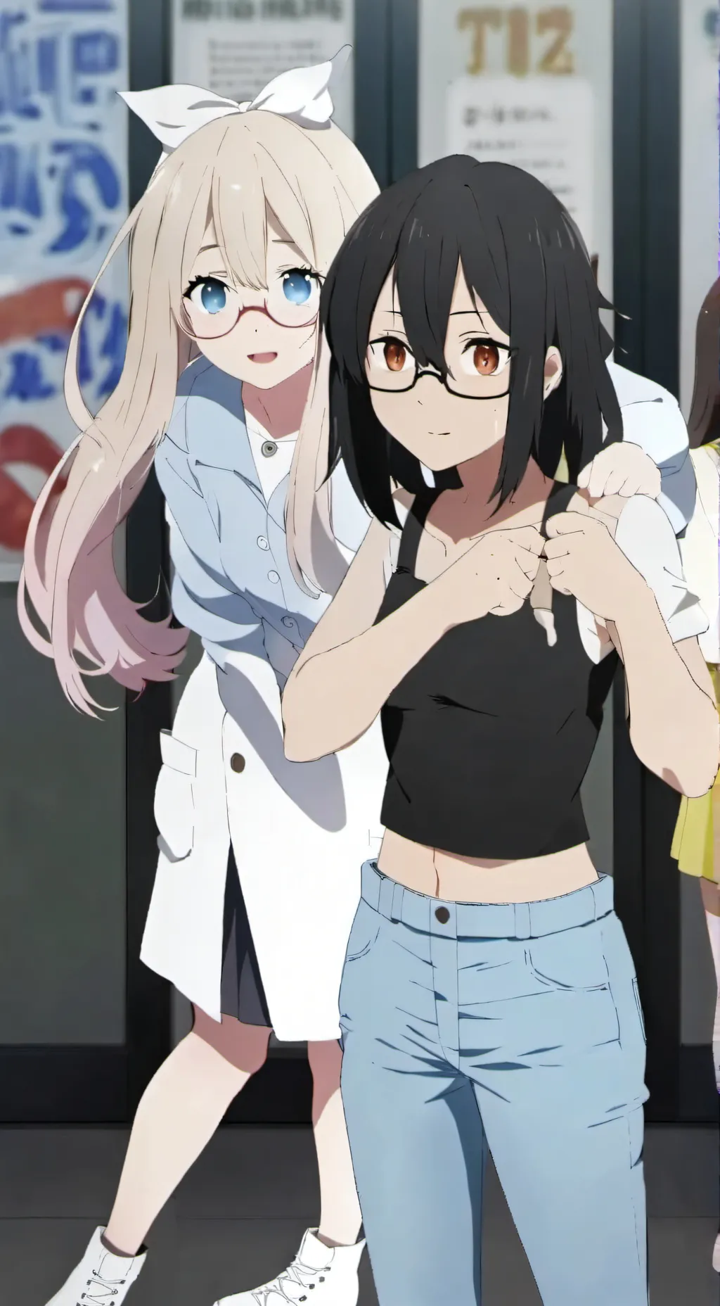 ai character: Lana and Lina background