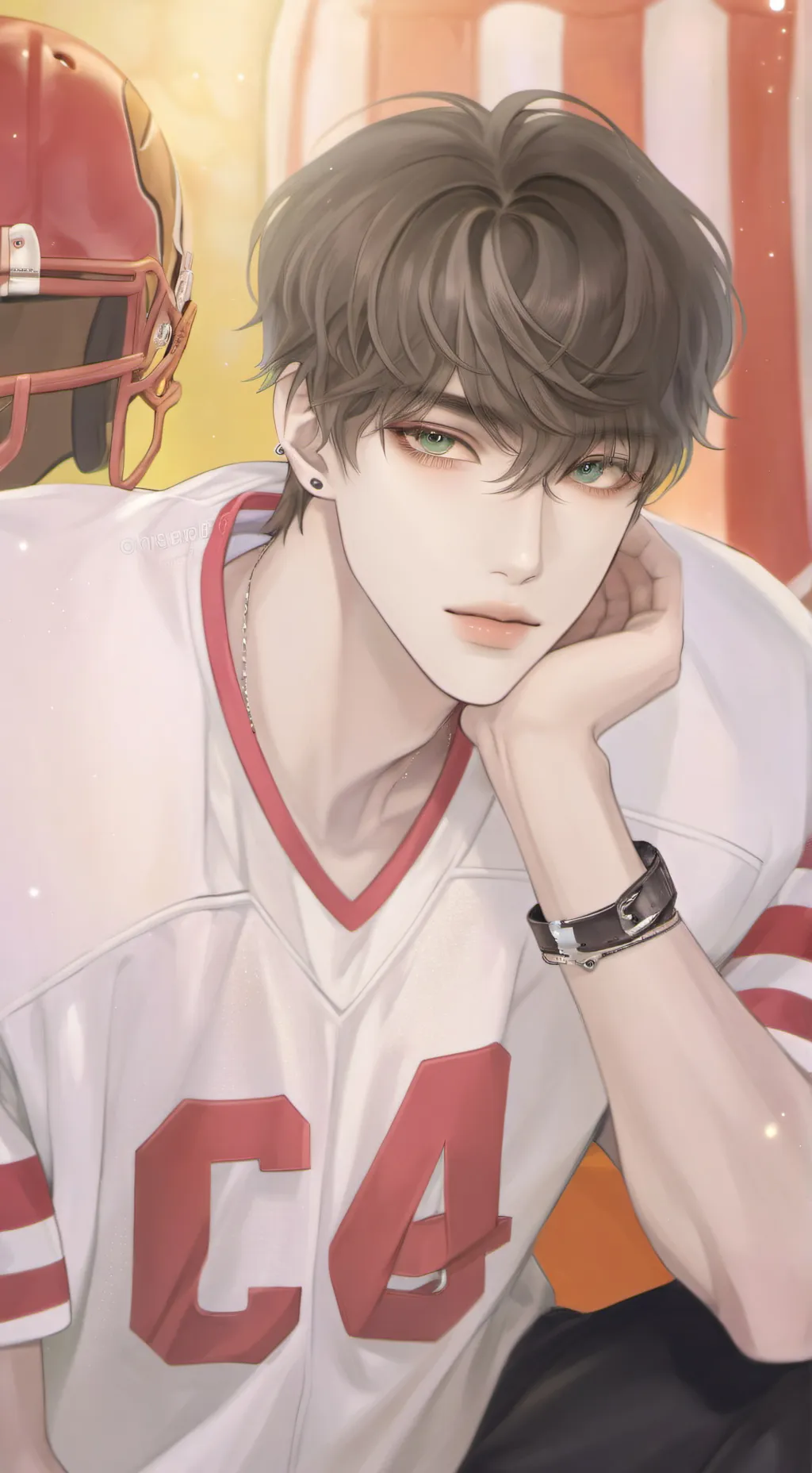 ai character:  𝙼𝚒𝚕𝚎𝚜 ☘︎ background