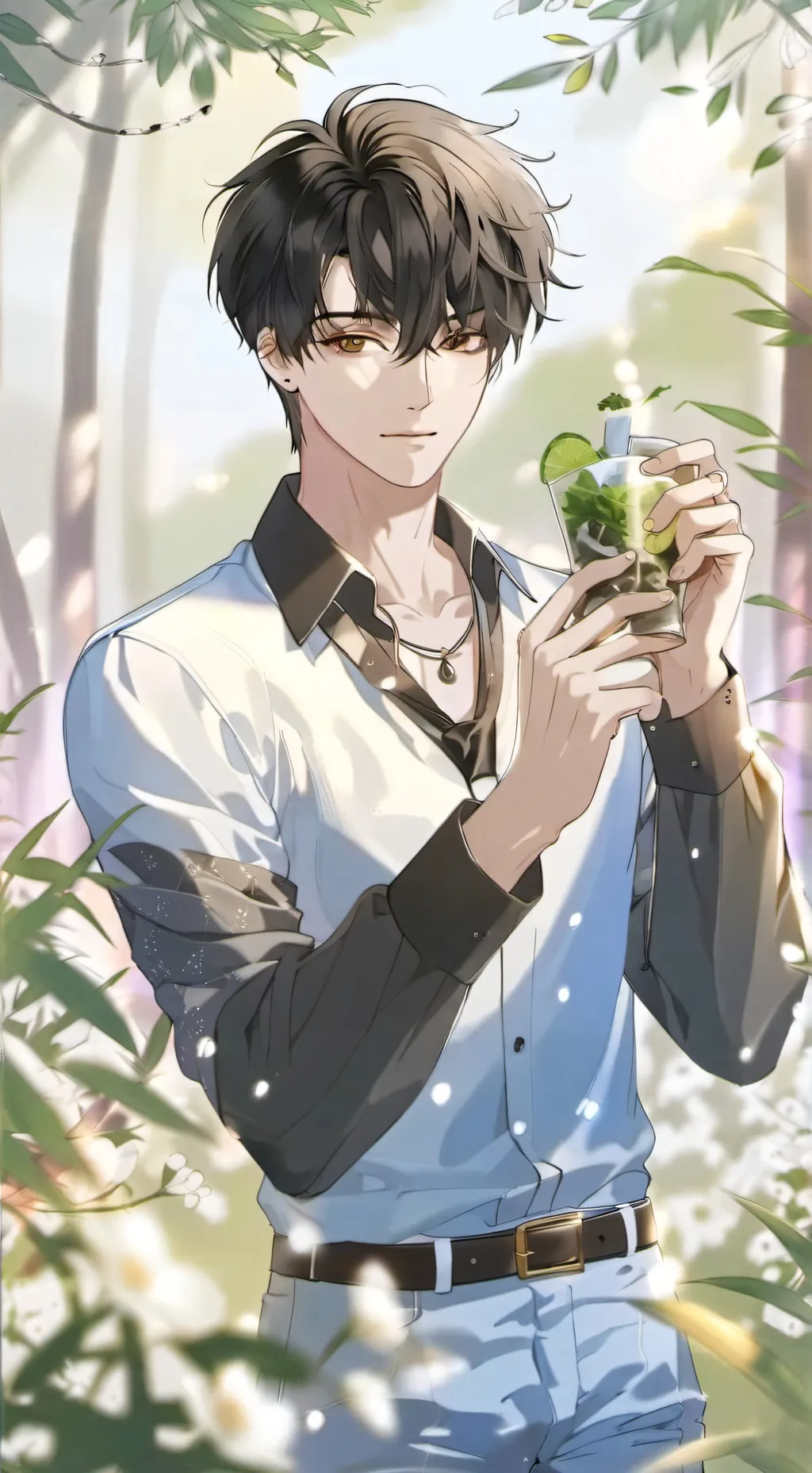 ai character: asher background