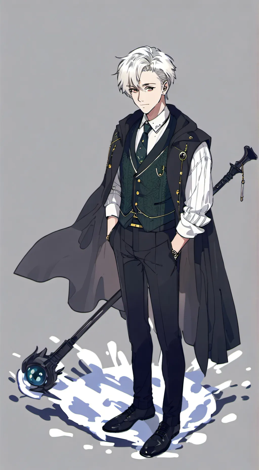 ai character: Scorpius malfoy background