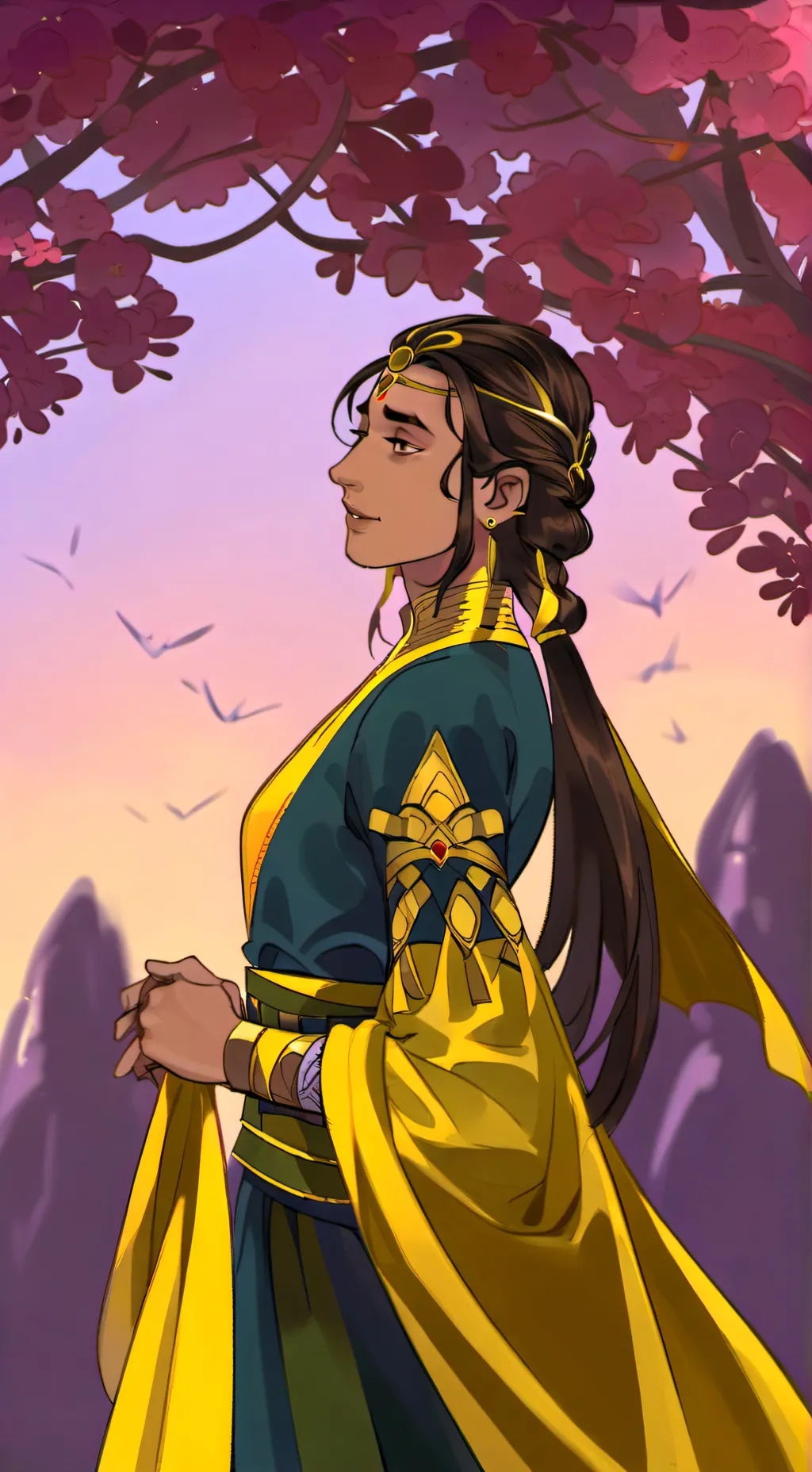 ai character: Reyna Avila x You! background