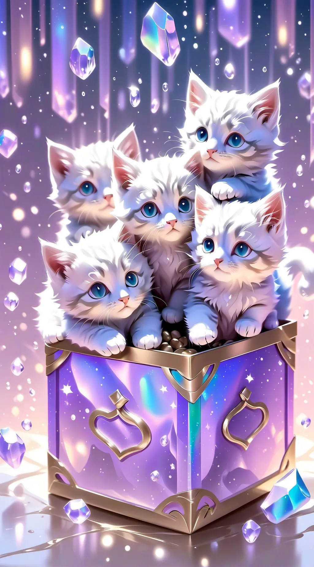 ai character: gatitos bebes background