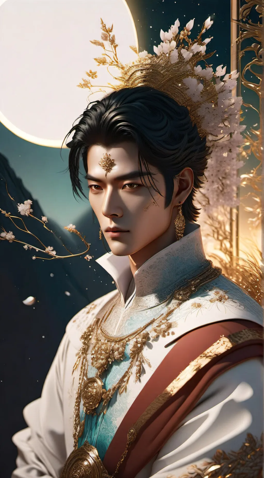 ai character: Лео background