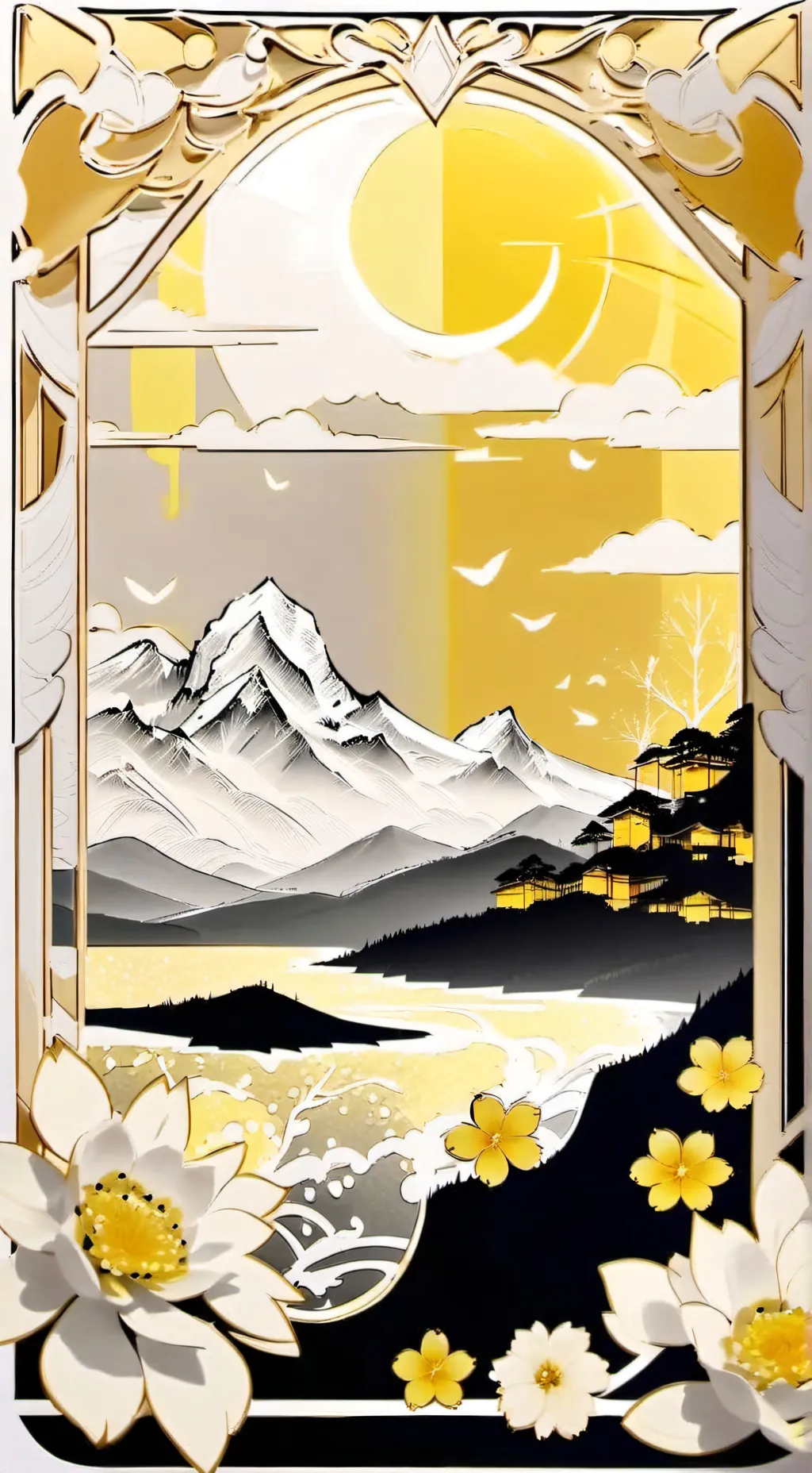 ai character: starty background