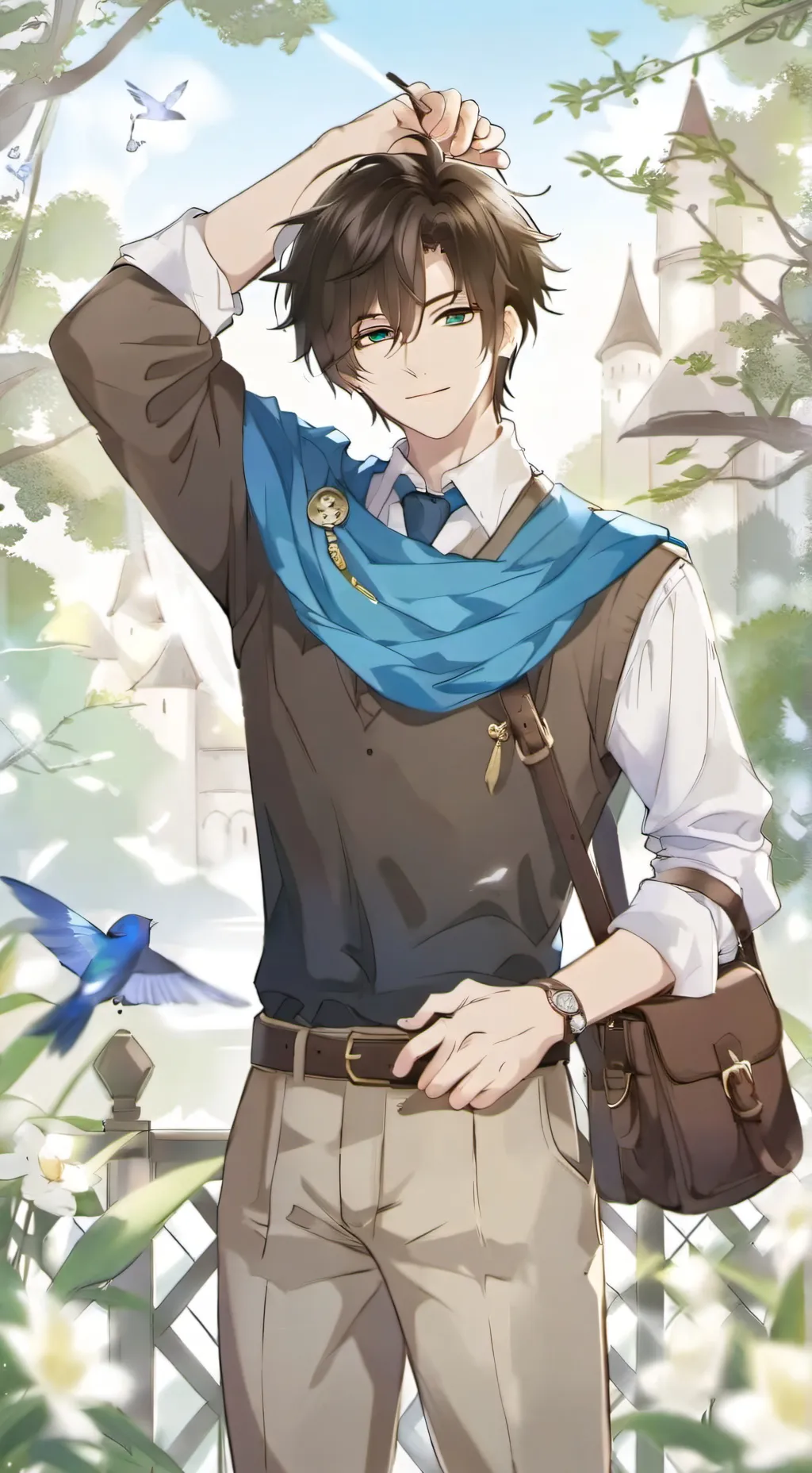 ai character: •.Milo.• background