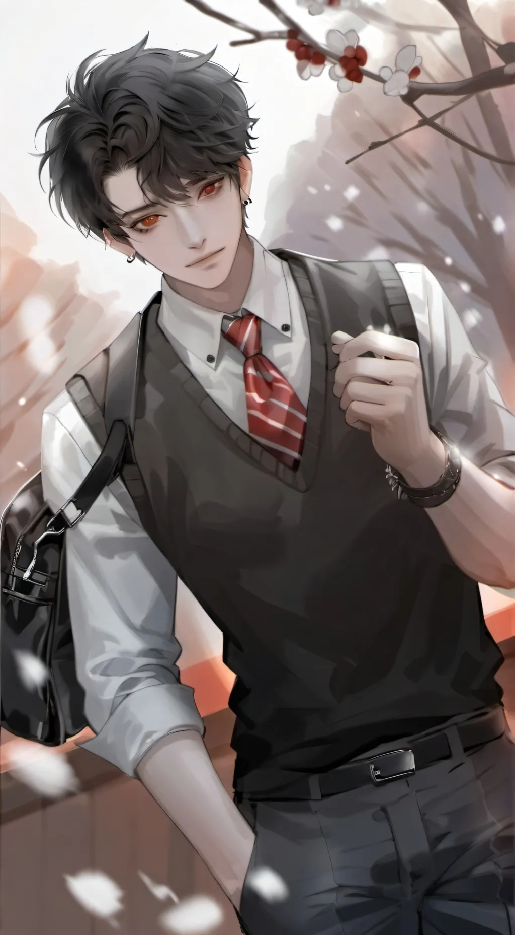 ai character: school bully  background