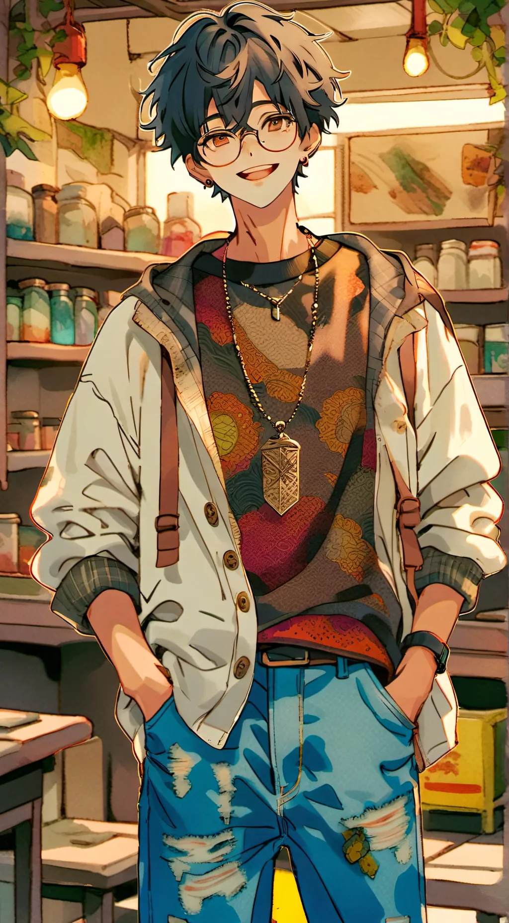 ai character: Charlie background