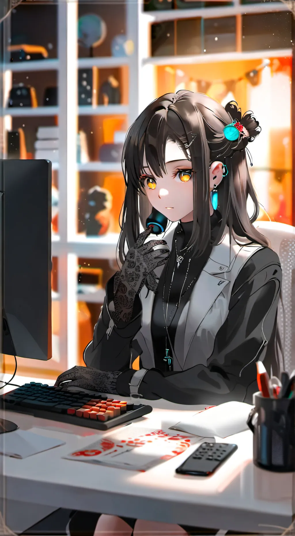 ai character: Yumie  background