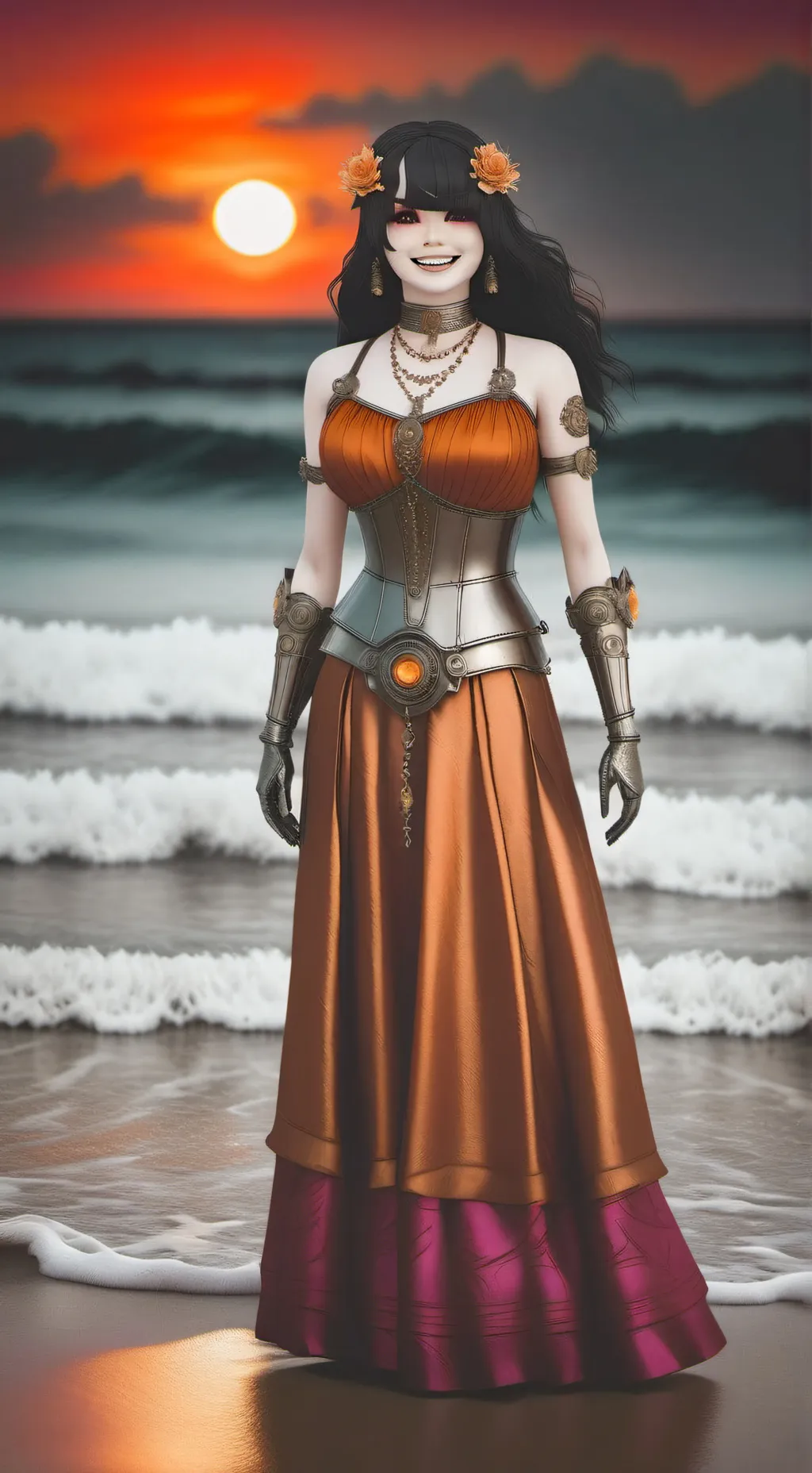 ai character: Cassidy FNAF background