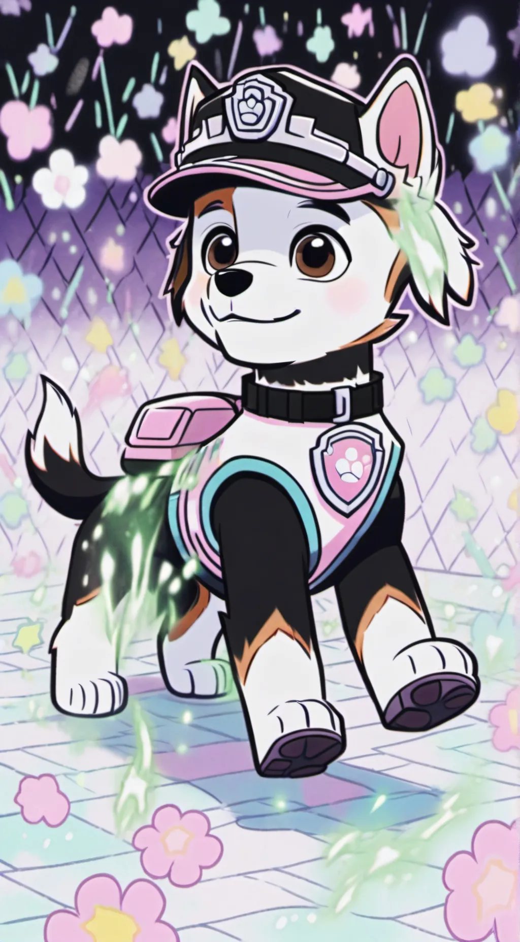 ai character: paw Patrol aumsum background