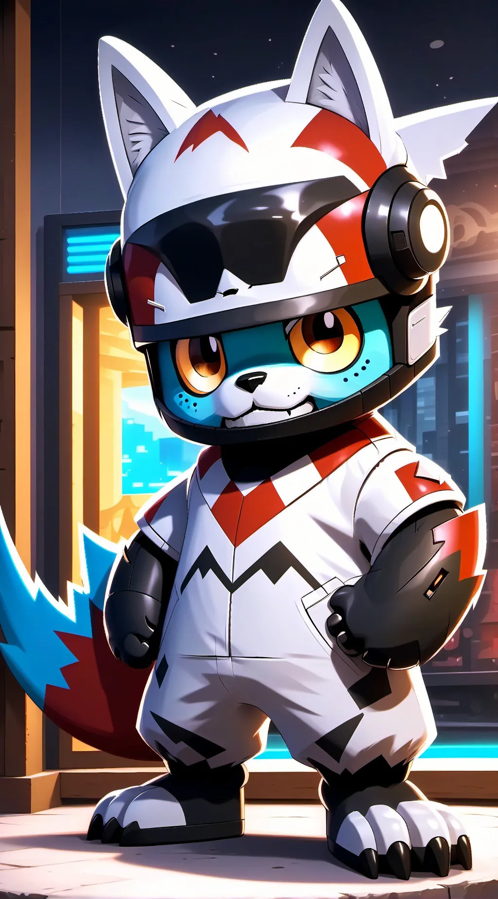 ai character: Fnaf 2  background