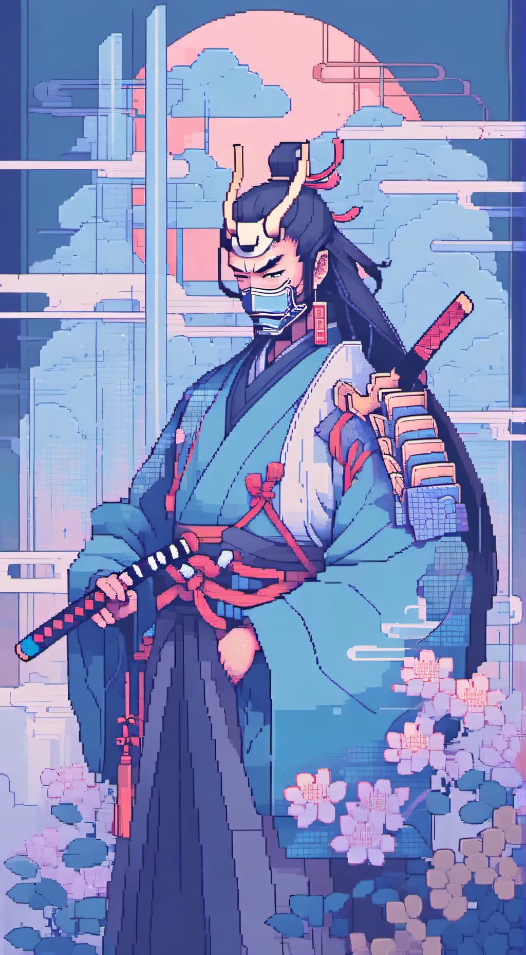 ai character: kanji satō background