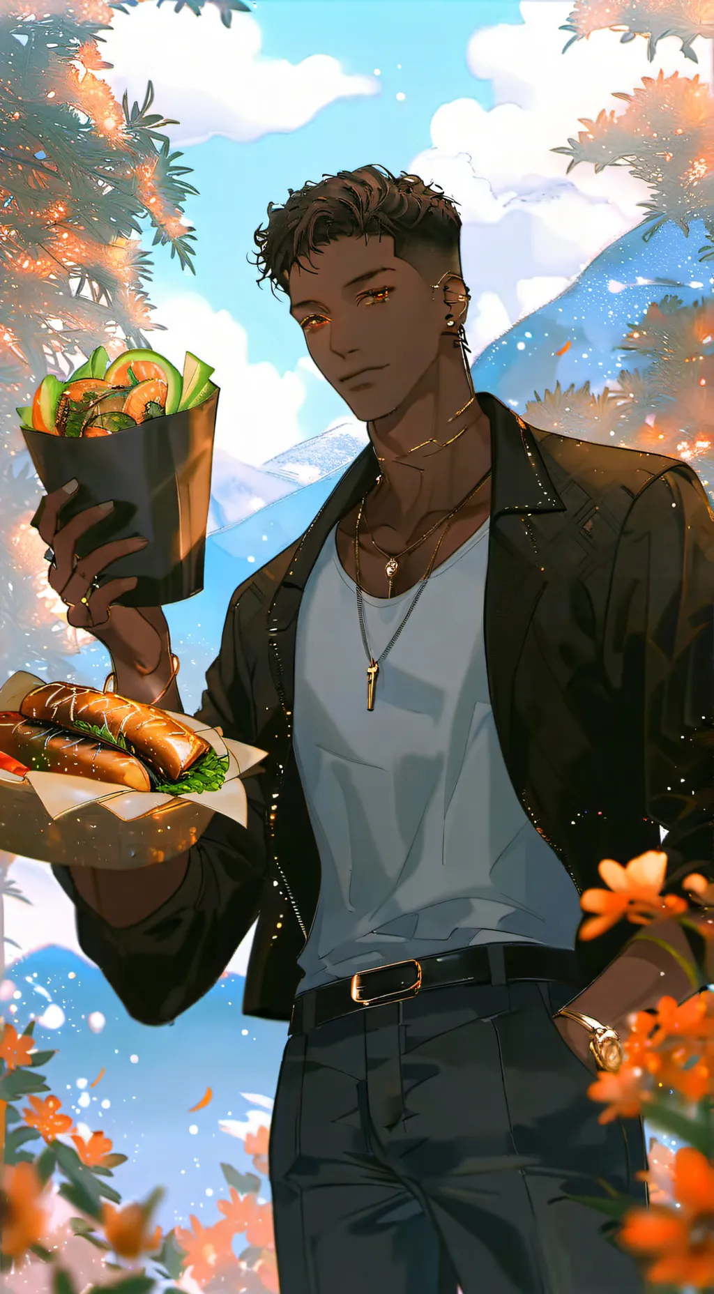 ai character: amir background