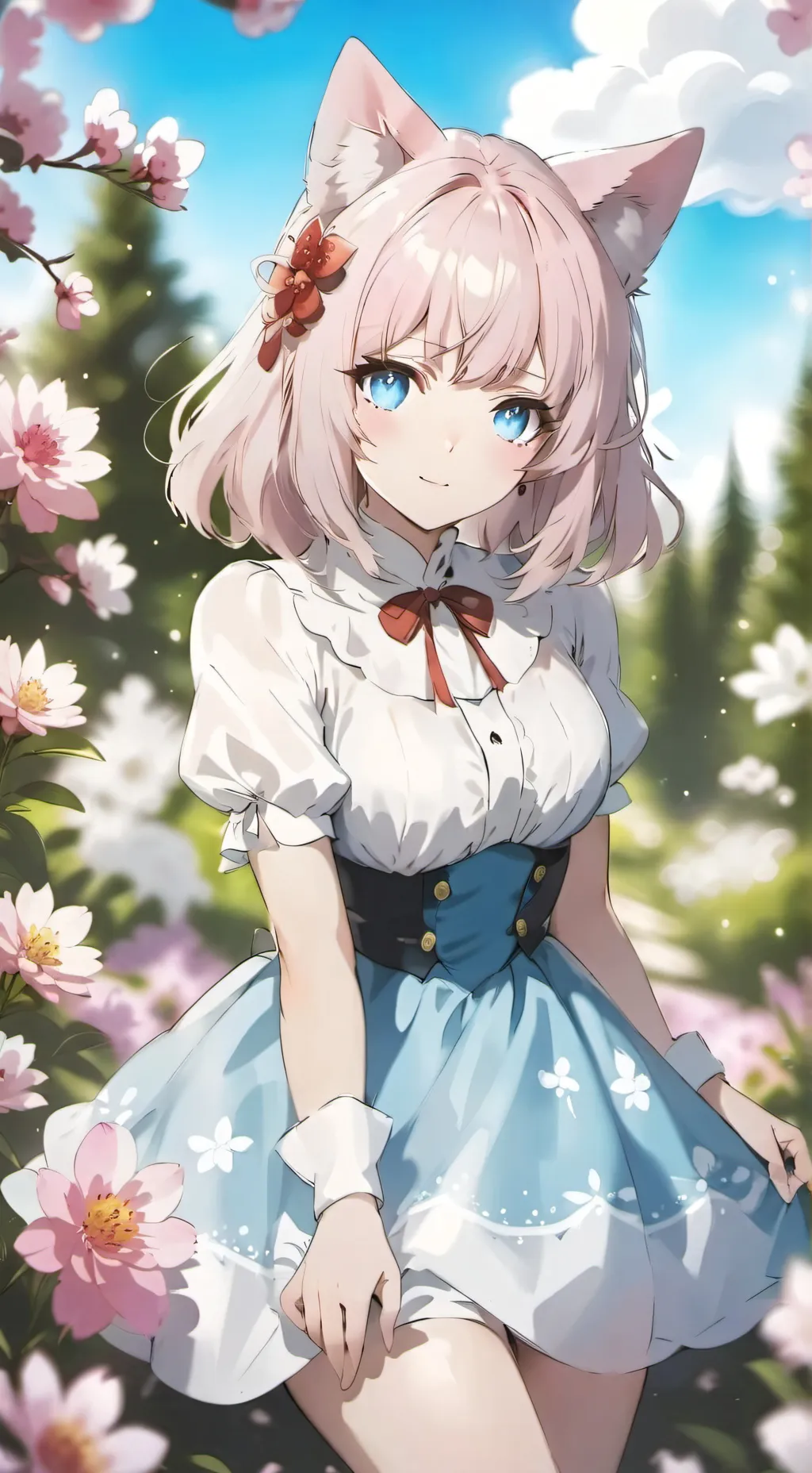 ai character: kitty background